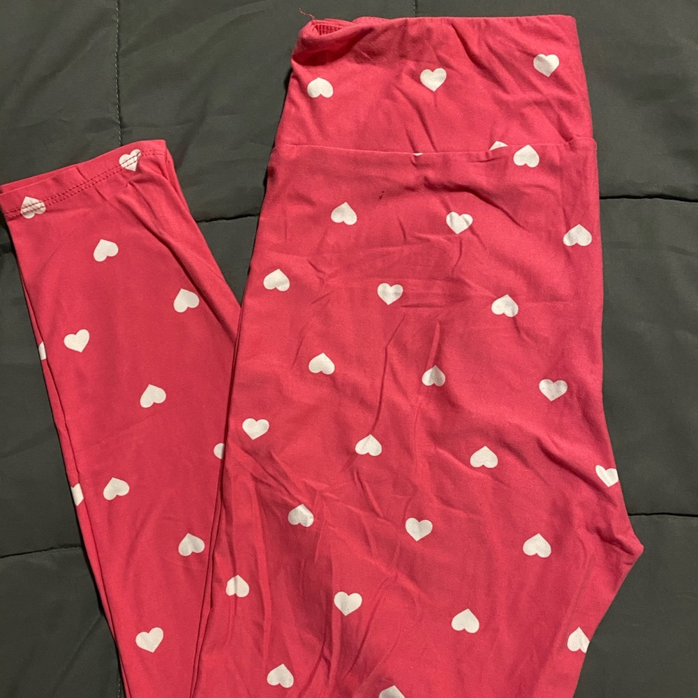 LuLaRoe TC Valentine’s leggings